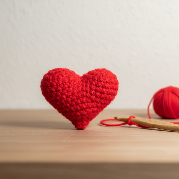Coeur tricoté 💌