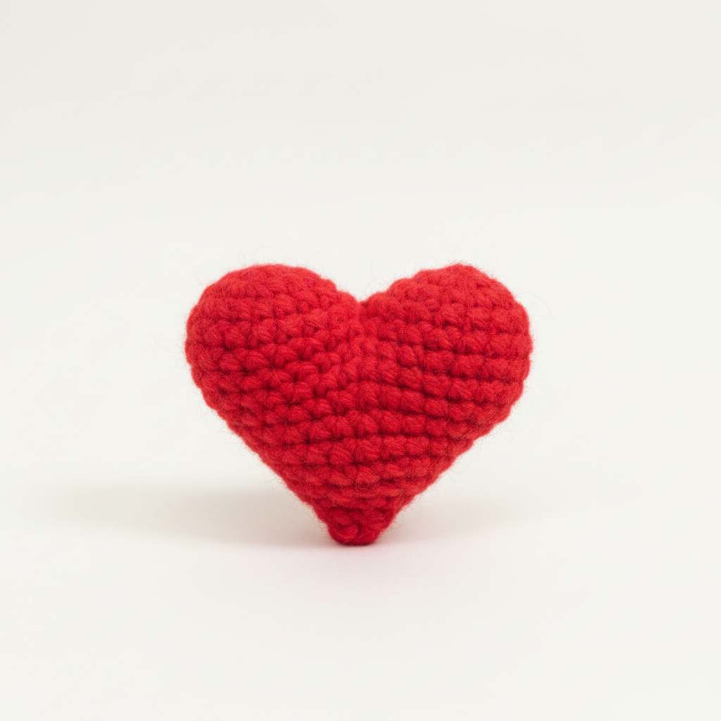 Coeur tricoté 💌